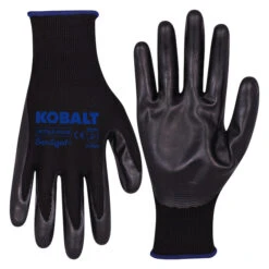 Gants Multifonctions Kobalt Pour Homme, Nitrine, Très Grand, Noir