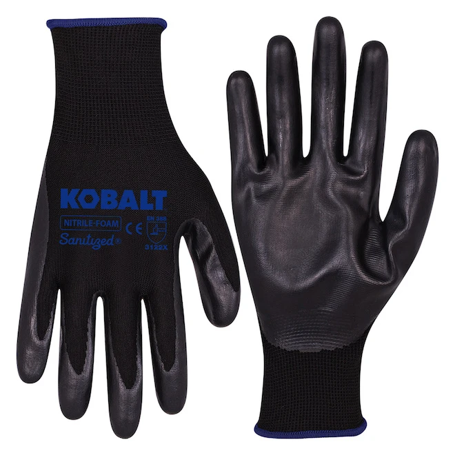 Gants Multifonctions Kobalt Pour Homme, Nitrine, Très Grand, Noir 1 Gants Multifonctions Kobalt Pour Homme, Nitrine, Très Grand, Noir