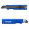 Couteau Utilitaire De 18 Mm à Lame Sécable Par Kobalt, Acier/plastique, Bleu