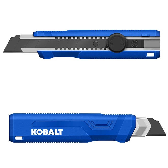Couteaux à Lame Autocassante De 25 Mm En Acier Kobalt, Plastique, Paquet De 2 1 Couteaux à Lame Autocassante De 25 Mm En Acier Kobalt, Plastique, Paquet De 2