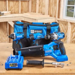 Ensemble De 4 Outils De 24 Volt Avec Batterie Li-ion Kobalt Sans Balai Avec étui Souple Avec Chargeur 9 Ensemble De 4 Outils De 24 Volt Avec Batterie Li-ion Kobalt Sans Balai Avec étui Souple Avec Chargeur -Kobalt Boutique 32018714e L