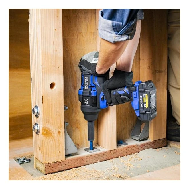 Clé à Chocs Kobalt Sans Fil Vitesses Variable 1/2 Po 24V, 1 Batterie Incluse 5 Clé à Chocs Kobalt Sans Fil Vitesses Variable 1/2 Po 24V, 1 Batterie Incluse – Image 5