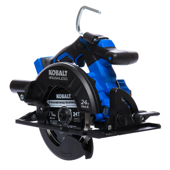 Scie Circulaire Kobalt XTR Max 24 V Sans Fil, Moteur Sans Balai, 7 1/4 Po, Outil Seul Sans Batterie 2 Scie Circulaire Kobalt XTR Max 24 V Sans Fil, Moteur Sans Balai, 7 1/4 Po, Outil Seul Sans Batterie – Image 2