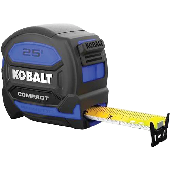 Rubans à Mesurer Compacts Kobalt Magnétiques, 25 Pi, Paquet De 2 3 Rubans à Mesurer Compacts Kobalt Magnétiques, 25 Pi, Paquet De 2 – Image 3