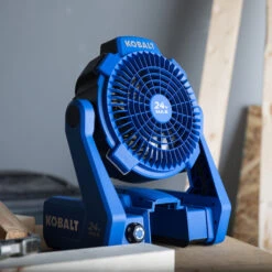 Ventilateur De Chantier Kobalt 24 V Max Sans Fil, 600 PCM, Bleu, Outil Seul Sans Batterie 7 Ventilateur De Chantier Kobalt 24 V Max Sans Fil, 600 PCM, Bleu, Outil Seul Sans Batterie -Kobalt Boutique 45595009c L
