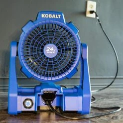 Ventilateur De Chantier Kobalt 24 V Max Sans Fil, 600 PCM, Bleu, Outil Seul Sans Batterie 9 Ventilateur De Chantier Kobalt 24 V Max Sans Fil, 600 PCM, Bleu, Outil Seul Sans Batterie -Kobalt Boutique 45595009e L