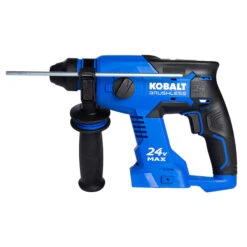Marteau Rotatif Kobalt 24 V Max, 7/8 Po, SDS Plus, Sans Fil, Bleu Et Noir, Outil Seul Sans Batterie