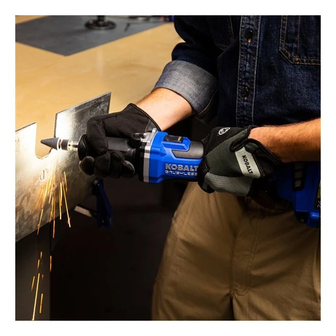 Meuleuse à Matrice Kobalt 24 V Max Sans Fil à Moteur Sans Balai, Bleue Et Noire, Outil Seul Sans Batterie 4 Meuleuse à Matrice Kobalt 24 V Max Sans Fil à Moteur Sans Balai, Bleue Et Noire, Outil Seul Sans Batterie – Image 4