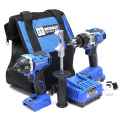 Ensemble Perceuse-visseuse Et Clé à Chocs Kobalt 24 V Max, Moteurs Sans Balai, Batterie Et Chargeur Inclus 7 Ensemble Perceuse-visseuse Et Clé à Chocs Kobalt 24 V Max, Moteurs Sans Balai, Batterie Et Chargeur Inclus -Kobalt Boutique 45595020c L