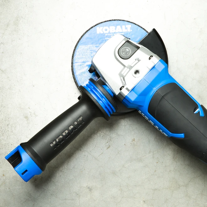 Meuleuse D'angle Kobalt 24 V Max Sans Fil, Noire Et Bleue, Arbre De 5/8 Po De Diamètre, Outil Seul Sans Batterie 3 Meuleuse D'angle Kobalt 24 V Max Sans Fil, Noire Et Bleue, Arbre De 5/8 Po De Diamètre, Outil Seul Sans Batterie – Image 3