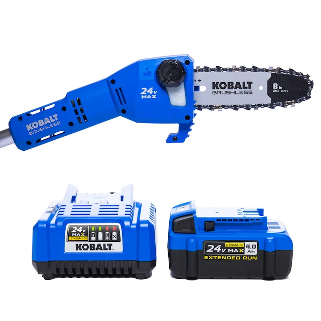 Ensemble De Scie à Manche, Kobalt 24V 8-in, Batterie Et Chargeur Inclus 2 Ensemble De Scie à Manche, Kobalt 24V 8-in, Batterie Et Chargeur Inclus – Image 2