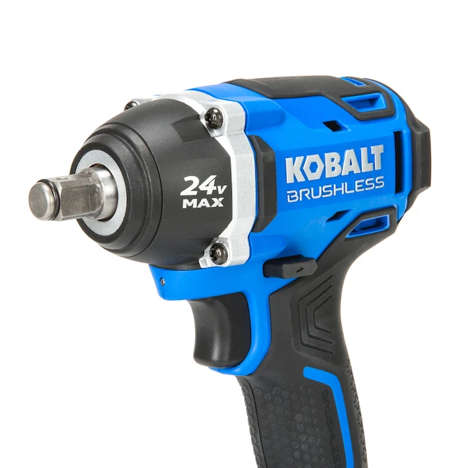 Kobalt Clé à Chocs Sans Fil Kobat 24 V Max, 1/2 Po, Bleue Et Noire, Moteur Sans Balai, Outil Seul Sans Batterie 2 Kobalt Clé à Chocs Sans Fil Kobat 24 V Max, 1/2 Po, Bleue Et Noire, Moteur Sans Balai, Outil Seul Sans Batterie – Image 2