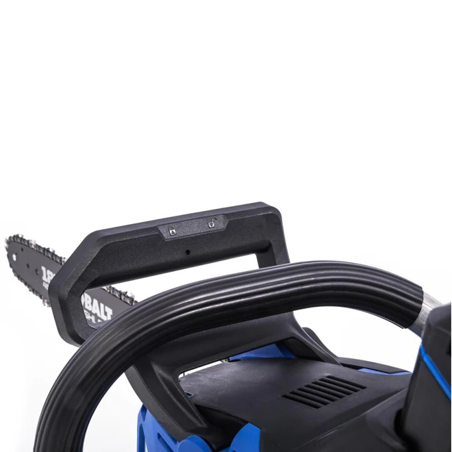 Scie à Chaîne Sans Fil Kobalt Avec Moteur Sans Balai, Batterie De 2,5 A Et Chargeur De 4 A 2 Scie à Chaîne Sans Fil Kobalt Avec Moteur Sans Balai, Batterie De 2,5 A Et Chargeur De 4 A – Image 2