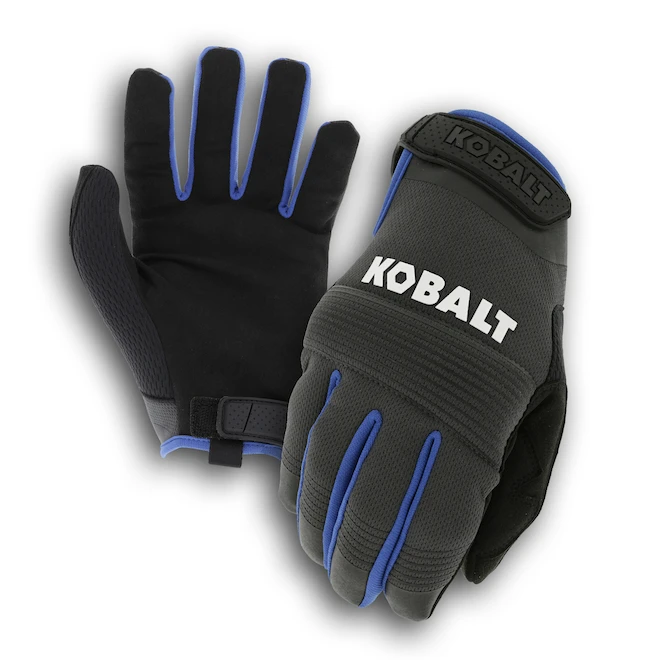Gants De Mécanicien Kobalt, Cuir Synthétique, Unisexe, Moyen, Noir 1 Gants De Mécanicien Kobalt, Cuir Synthétique, Unisexe, Moyen, Noir