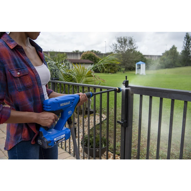 Laveuse à Pression électrique Portative De 40 V Par Kobalt, 2 Ah, 600 Lb/po², Bleu 4 Laveuse à Pression électrique Portative De 40 V Par Kobalt, 2 Ah, 600 Lb/po², Bleu – Image 4