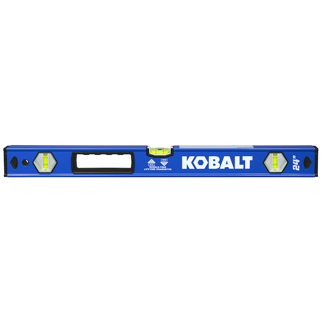 Niveau à Cadre En Aluminium Robuste De 24 Po Kobalt, Bleu 1 Niveau à Cadre En Aluminium Robuste De 24 Po Kobalt, Bleu