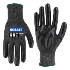Gants Pour Homme En PEHP Kobalt, Enduits De Nitrile, Moyen
