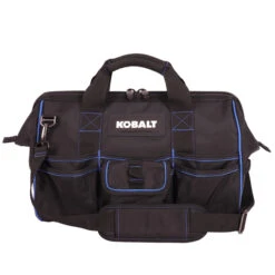 Sac à Outils à Glissière Kobalt De 16 Po En Polyester Noir