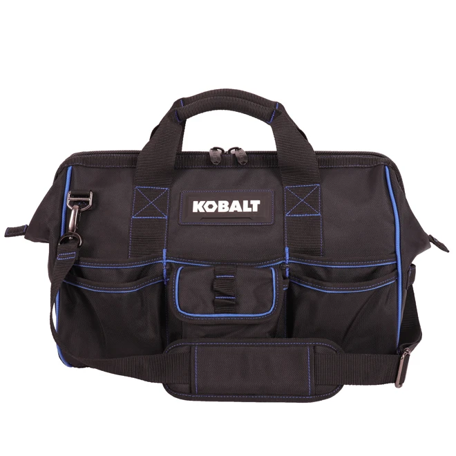 Sac à Outils à Glissière Kobalt De 16 Po En Polyester Noir 1 Sac à Outils à Glissière Kobalt De 16 Po En Polyester Noir